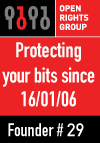 Protecting your bits since 10/01/2006. Founder #29