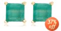 Emerald Stud Earrings