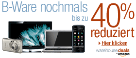 B-Ware nochmals bis zu 40% reduziert