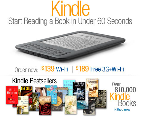 Kindle. Start Reading a Book in Under 60 Seconds.