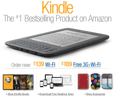 Kindle, the #1 Bestselling Product on Amazon