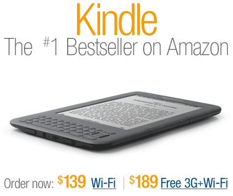 Kindle. The #1 Bestselling Product on Amazon. Order now.