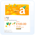 E-mail gift vouchers