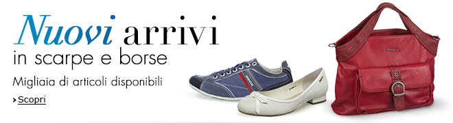 Nuovi arrivi in Scarpe e borse