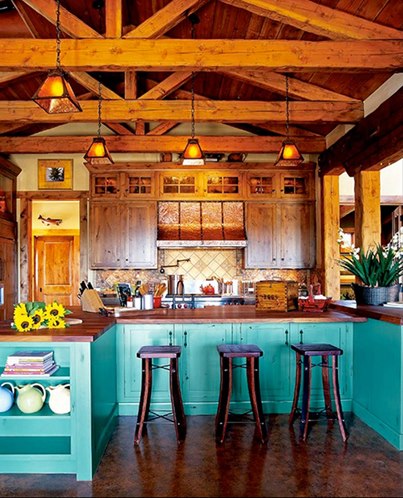 Photo: Is this colorful kitchen your style?