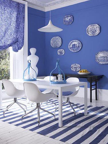 Foto: Room of the Week: Do you LIKE this blue dining room? SHARE below if you do!