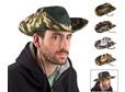 Camouflage Military Boonie Hat with Wide-Brim, Vented Sides, Adjustable Nylon Chin Cord and Button-S for $5.00 + free shipping