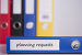 Planning requests on blue business binder, фото № 6096110, снято 17 января 2014 г. (c) Wavebreak Media / Фотобанк Лори