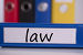 ?law on blue business binder, фото № 6096195, снято 17 января 2014 г. (c) Wavebreak Media / Фотобанк Лори