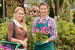 Smiling customer and worker in garden center, фото № 6079081, снято 16 июня 2014 г. (c) CandyBox Images / Фотобанк Лори