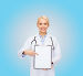 smiling female doctor with clipboard, фото № 6243753, снято 15 апреля 2014 г. (c) Syda Productions / Фотобанк Лори