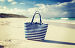 close up of beach bag at seaside, фото № 6378938, снято 12 февраля 2014 г. (c) Syda Productions / Фотобанк Лори