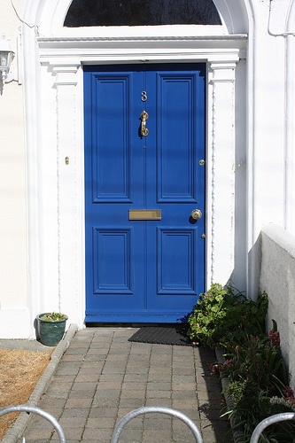 Front Door Blue