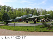 Поклонная гора. Двухмоторный легкий бомбардировщик Kawasaki Ki-48 на площадке военной техники, фото № 4625911, снято 11 мая 2013 г. (c) Алексей Гусев / Фотобанк Лори