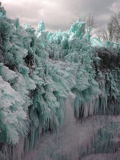 Ice Storm! Ontika Falls, near the city of Toila, Estonia |Pinned from PinTo for iPad|