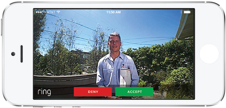 Answer the door from anywhere with your smartphone.