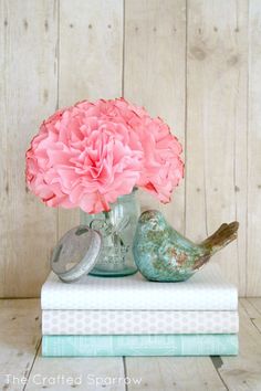 DIY Coffee Filter Peonies Cari, make these for me. pweeeezzzz