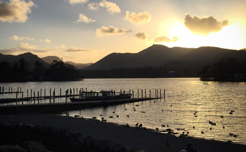 Sunset over Derwentwater