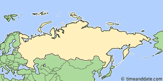 Location of Petropavlovsk-Kamchatsky