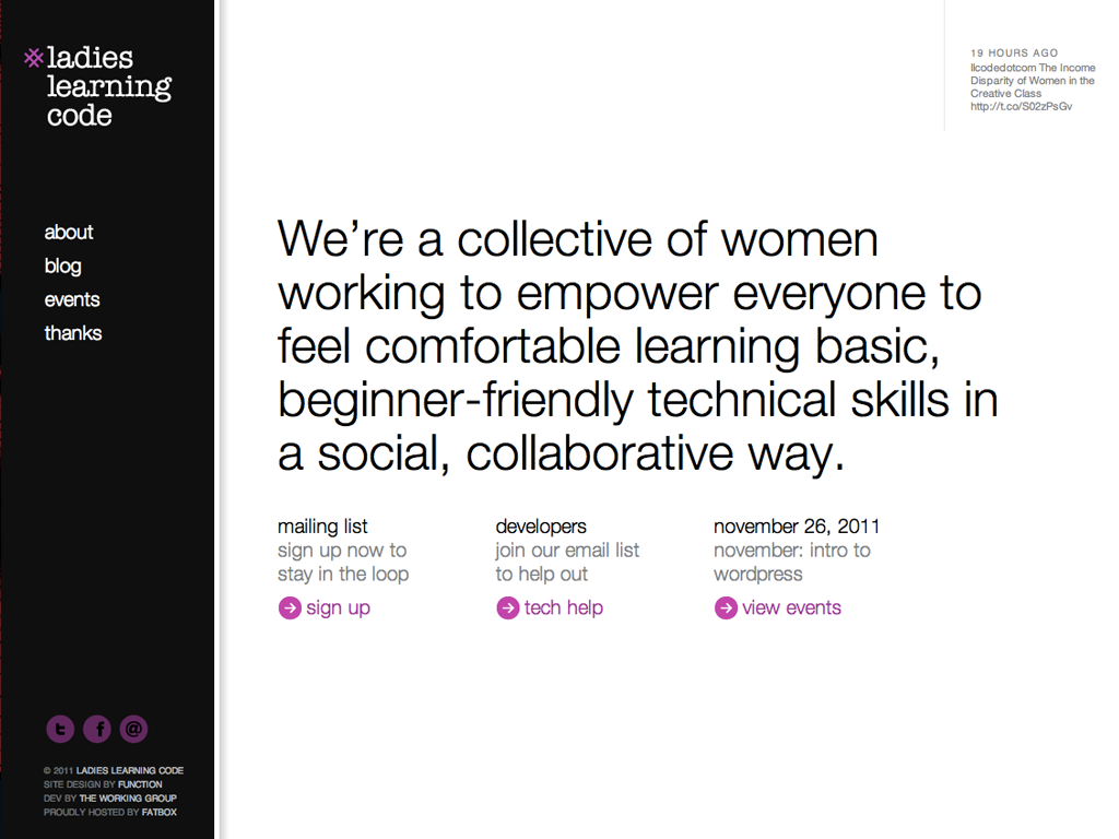 Ladies Learning Code