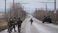 Украинские военнослужащие в Артемовске Донецкой области