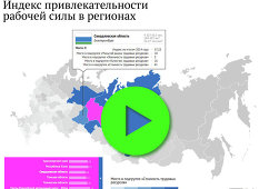 Индекс привлекательности рабочей силы в регионах – 2015