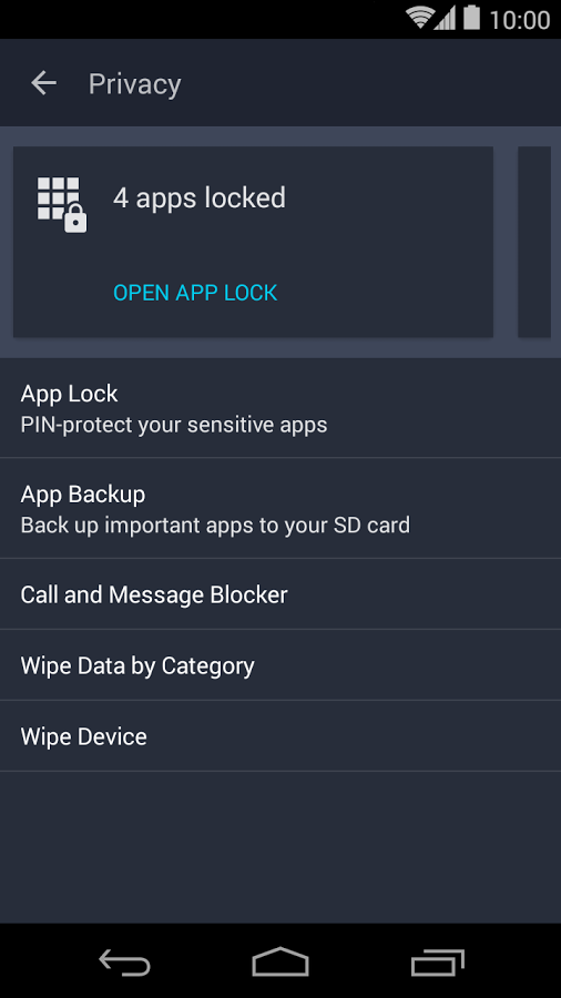    AntiVirus PRO Android Security- screenshot  