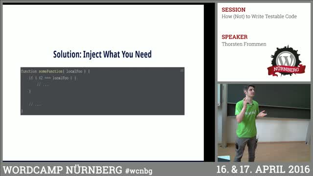 Thorsten Frommen: How (Not) to Write Testable Code
