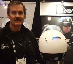 SHOT Show 2016: Seer displays innovative new lighting system for motor helmets