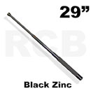 29" Black Zinc Baton