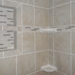 Neutral Colored Tile in a Bathroom Shower