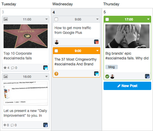 A shared calendar - perfect overview for all team members