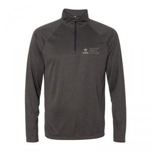 AMU Men's 1/4 Zip Pullover (Charcoal)