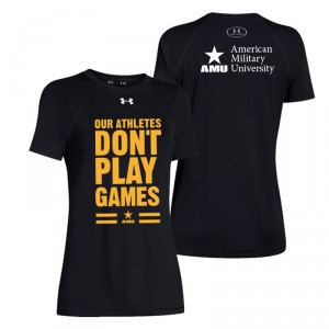 AMU Athletes Under Armour Womens T-shirt (Army) 