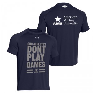 AMU Athletes Under Armour Mens T-shirt (Air Force) 