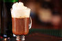 Irish coffee in a bar. Concept of St Patrick holiday. Holiday background, фото № 25063035, снято 7 января 2017 г. (c) Екатерина Молчанова / Фотобанк Лори