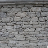 Mur de pierre traditionnel