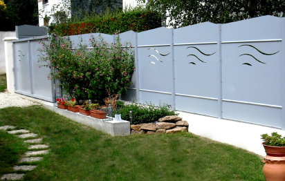 Clôture de jardin en aluminium Ambellya