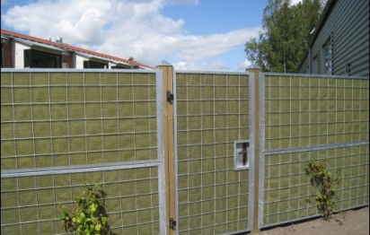 Une clôture anti-bruit végétalisable pour réduire les nuisances sonores
