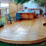 Wood Deck With Spa