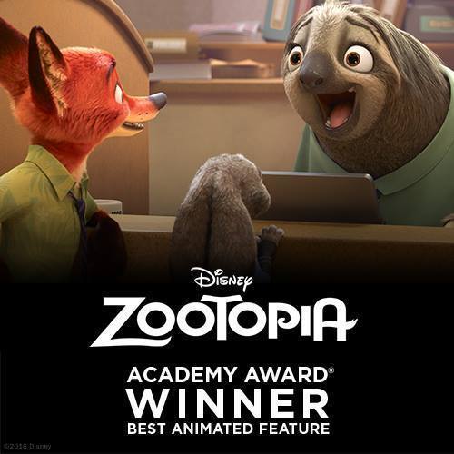Studios - Academy Awards - Zootopia - Homepage - Stream AU
