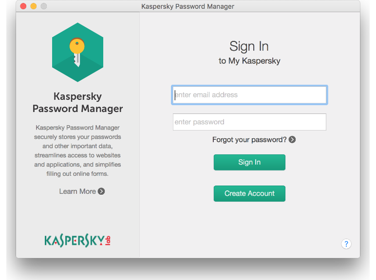 Kaspersky Password Manager Sign In