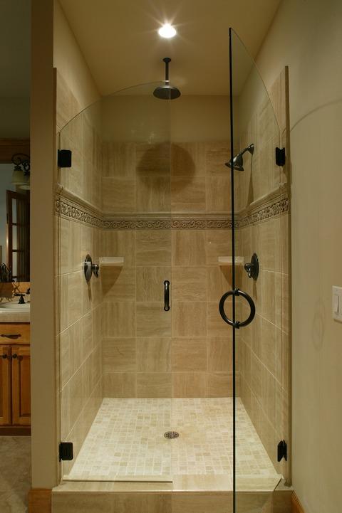 Traditional Master Bathroom with oil rubbed bronze fixture