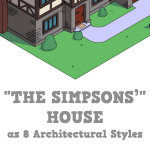 Reimagining The Simpsons’ Home in 8 Popular Architectural Styles