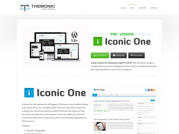 Home di Themonic Themes