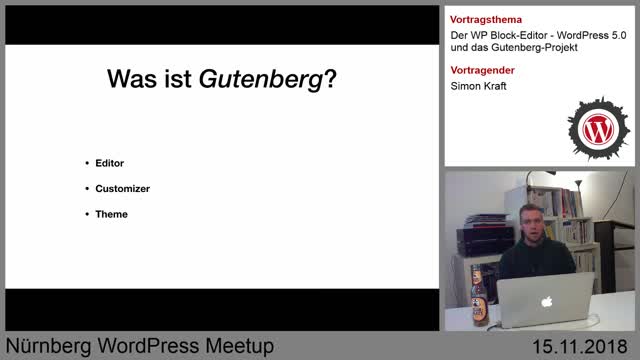 Simon Kraft: Der WP Block Editor - WordPress 5.0 und das Gutenberg Projekt