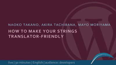 How To Make Your Strings Translator-Friendly