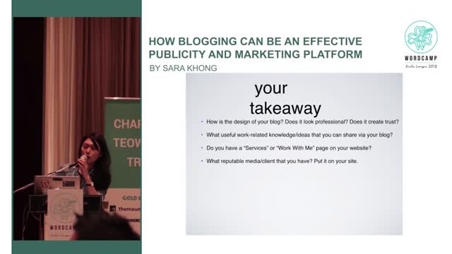 Sara Khong: How blogging can be an effective publicity and marketing platform