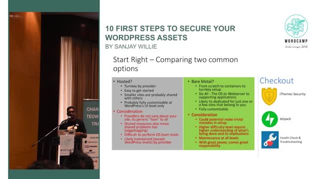 Sanjay Willie: 10 First Steps To Secure Your WP Assets