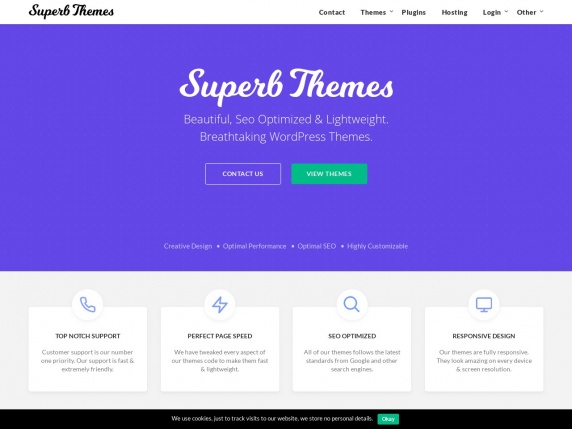 Web de SuperbThemes